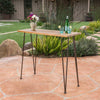Denali Wood & Metal Bar Table