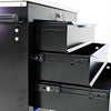 Rolling Tool Cart with Storage Drawers - Black