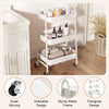 Versatile Rolling Cart: Your Go-To Metal Organizer for Home and Office