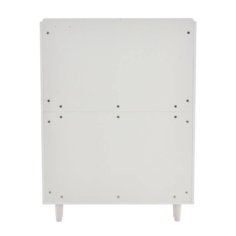 Chic Rattan Shoe & Storage Cabinet