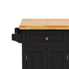 Versatile Kitchen Island Cart with Storage and Locking Wheels