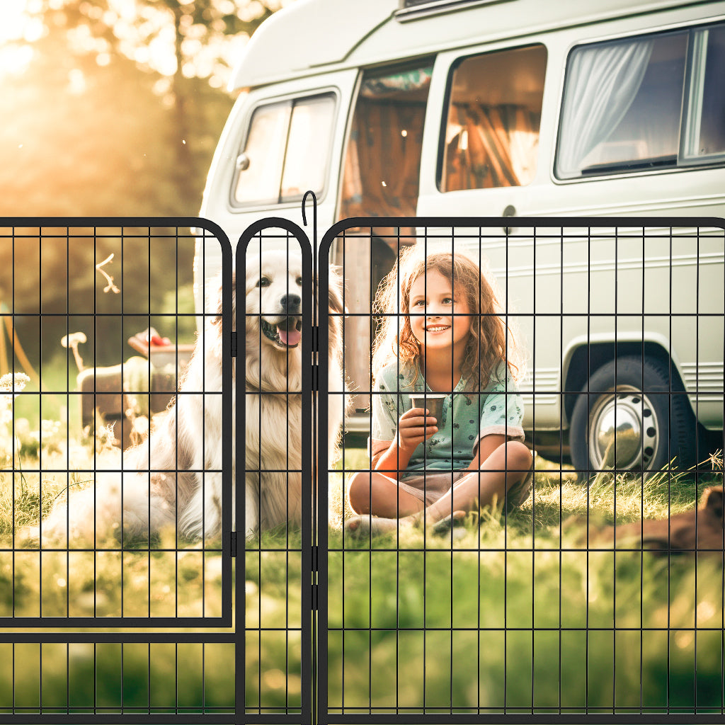 Ultimate Pet Playpen with Door - Heavy Duty Outdoor Dog Fence