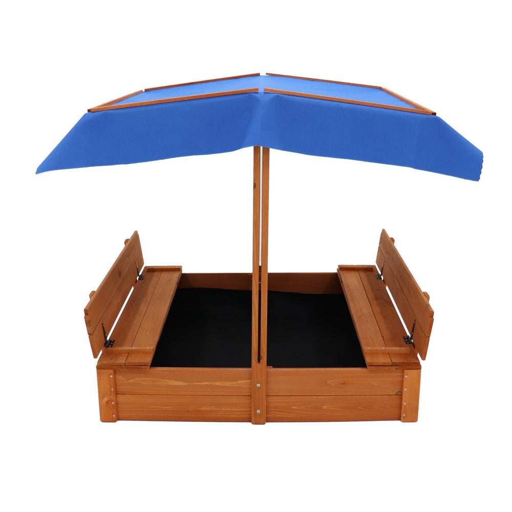 Adventure Sand Box with Cover and Benches