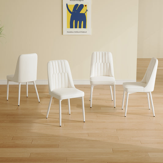 Chic White Dining & Living Chairs