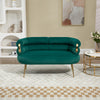 Chic Green Mini Loveseat