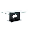 Sleek Glass Top Coffee Table