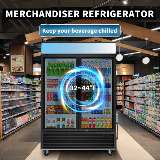 Chill & Display Glass Merchandiser Refrigerator