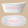 Luxurious Oval Freestanding Soaking Tub