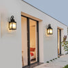 Bright Outdoor Wall Lights with Glass Design