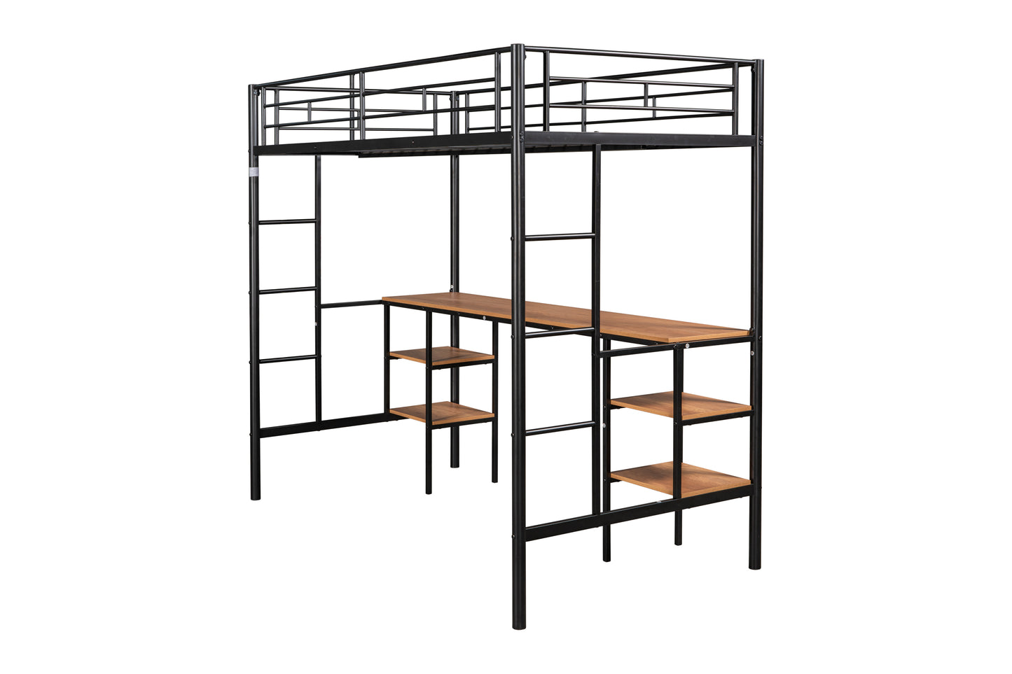 Loft Bed with Workspace & Storage - Sturdy & Stylish!