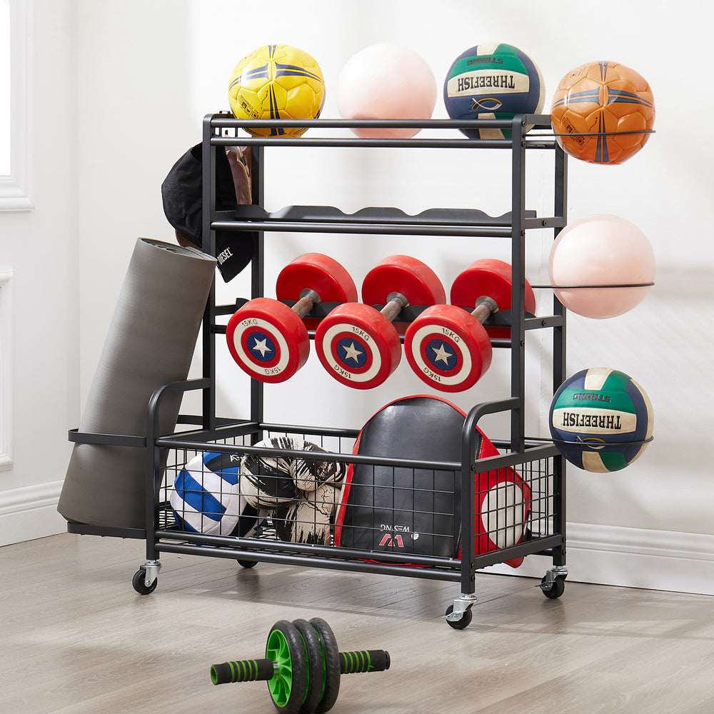 Sports Gear Organizer on Wheels