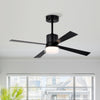 Modern Dimmable Fandelier Ceiling Fan with Remote