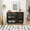 Sleek Modern Glass-Top Cabinet for Every Space