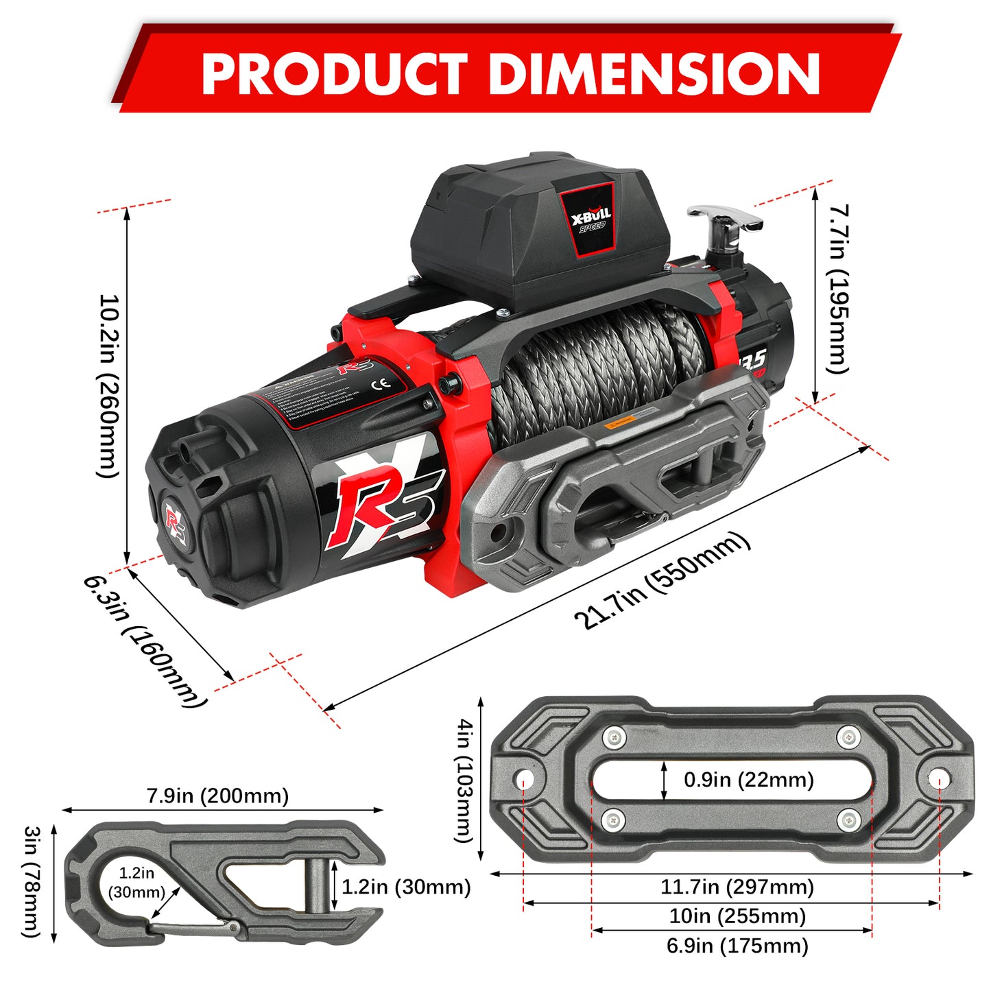 X-BULL Mighty Hauler Electric Winch