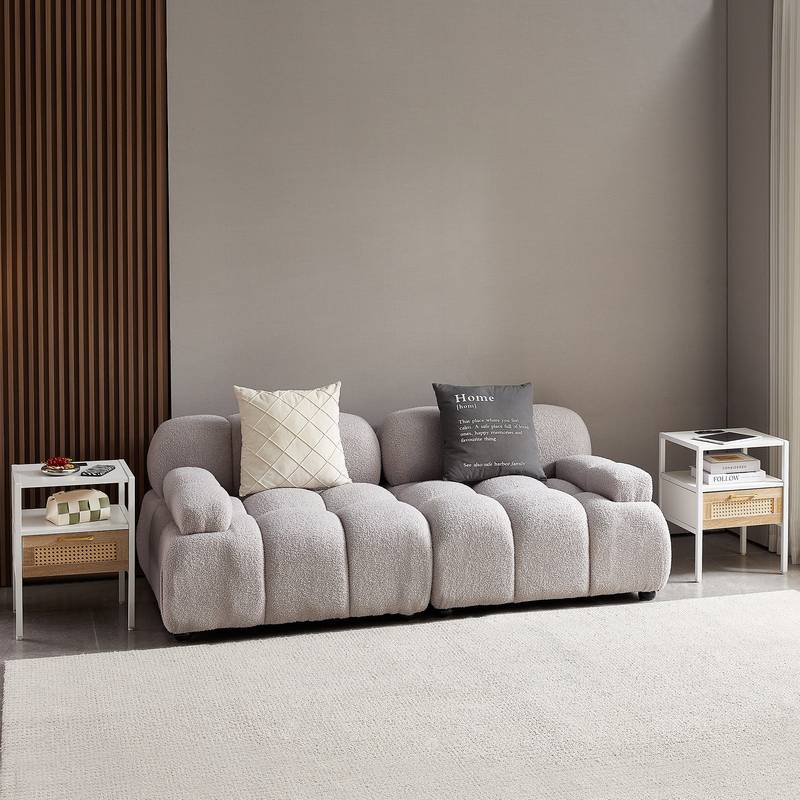 Chic Rattan Side Tables with USB Power and Storage