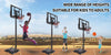 Adjustable Basketball Hoop Set with Balls and Accessories