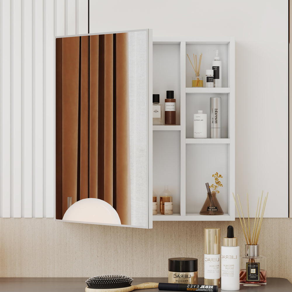 Space-Savvy Mirror Cabinet Duo