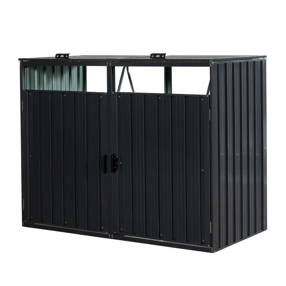 Stylish Outdoor Trash Can Hideaway