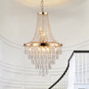 Gleaming Gold Crystal Chandelier – Luxe Lighting for Every Space