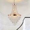 Gleaming Gold Crystal Chandelier – Luxe Lighting for Every Space