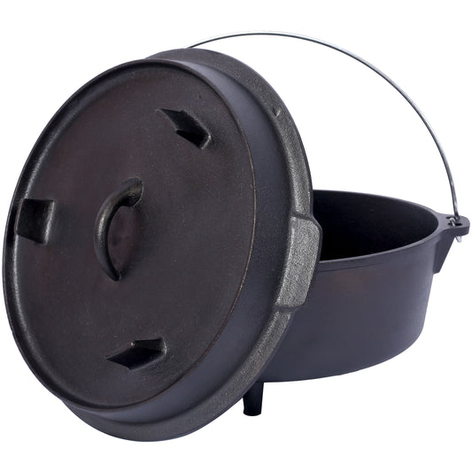 Campfire Cast Iron Dutch Oven with Lid