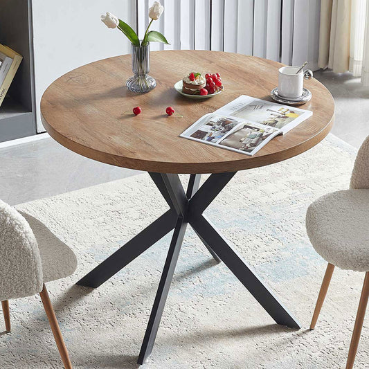 Versatile Round Dining Table - Perfect for Home & Café!