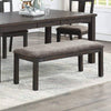 Cozy Grey Wooden Bench