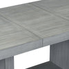 Modern Gray Dining Set with Extendable Table & Cozy Bench