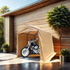 Portable Outdoor Garage Canopy with Roll-Up Doors