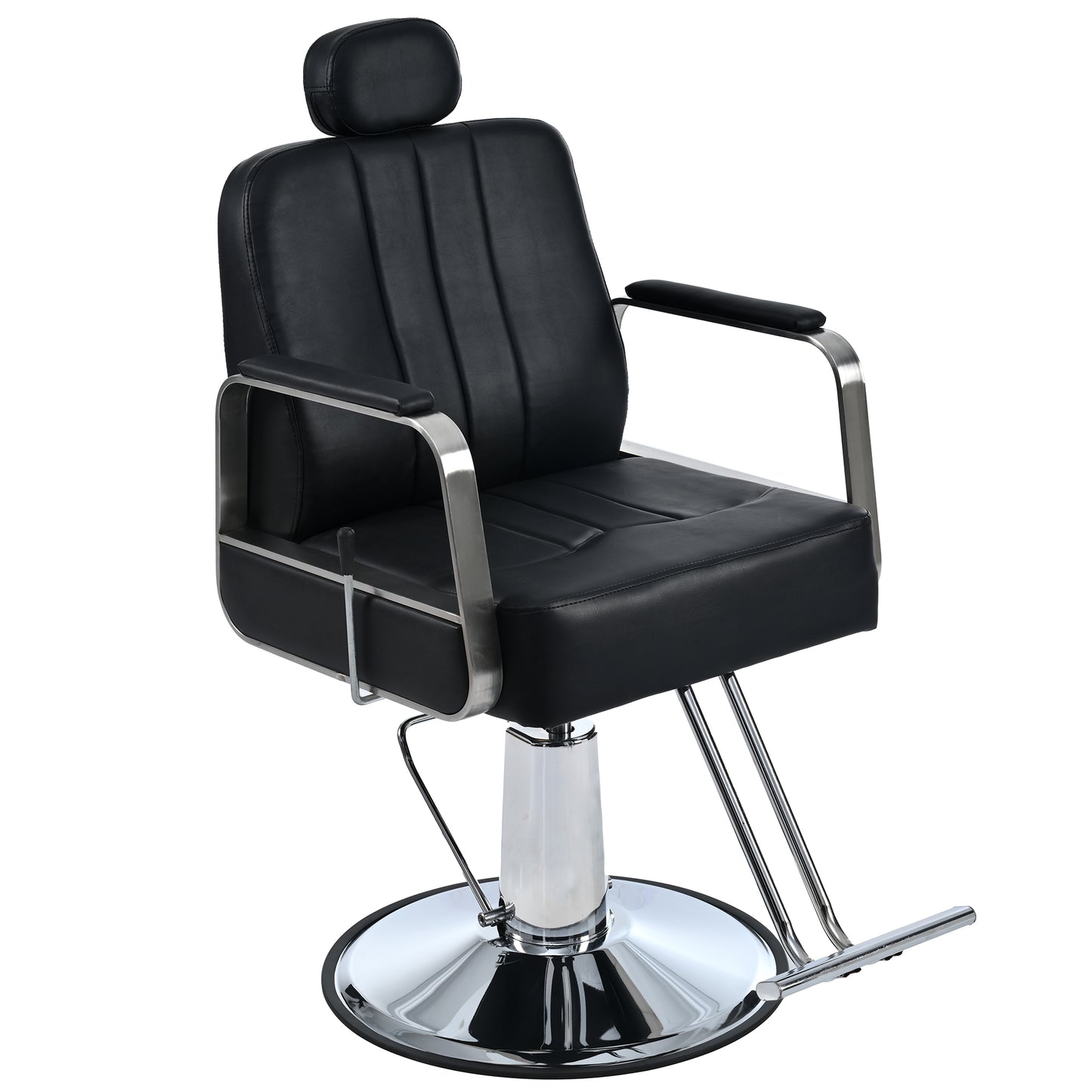 Luxury Reclining Barber & Salon Chair - Strong, Stylish & Versatile