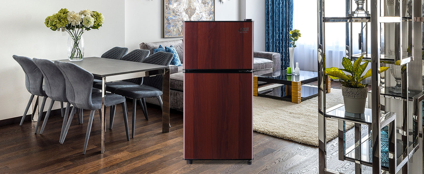 ChillMate Mini Fridge with Freezer - Perfect for Home, Dorm, or Office!