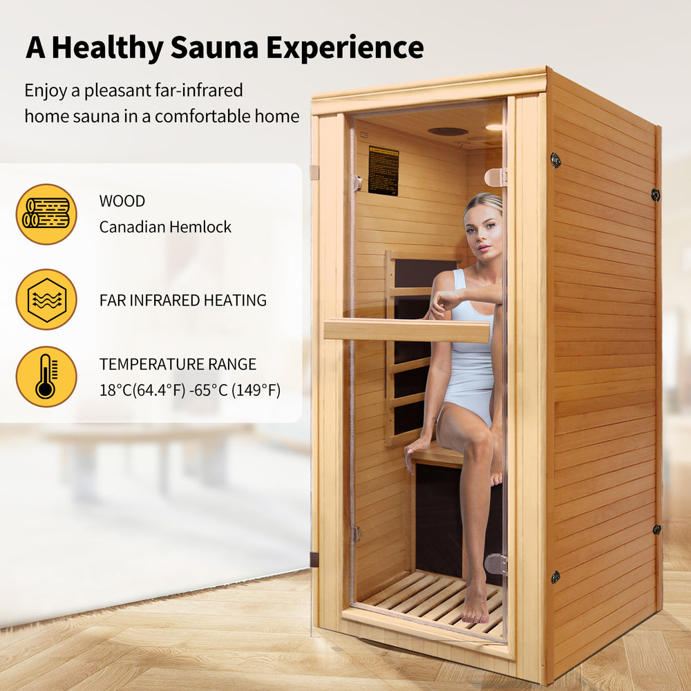 Cozy Solo Infrared Sauna Retreat