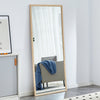 Elegant Full-Length Solid Wood Mirror