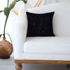 Chic Black and Gold Chenille Pillow