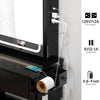 Chic Space-Saver Vanity Set with LED Mirror & Power Hub