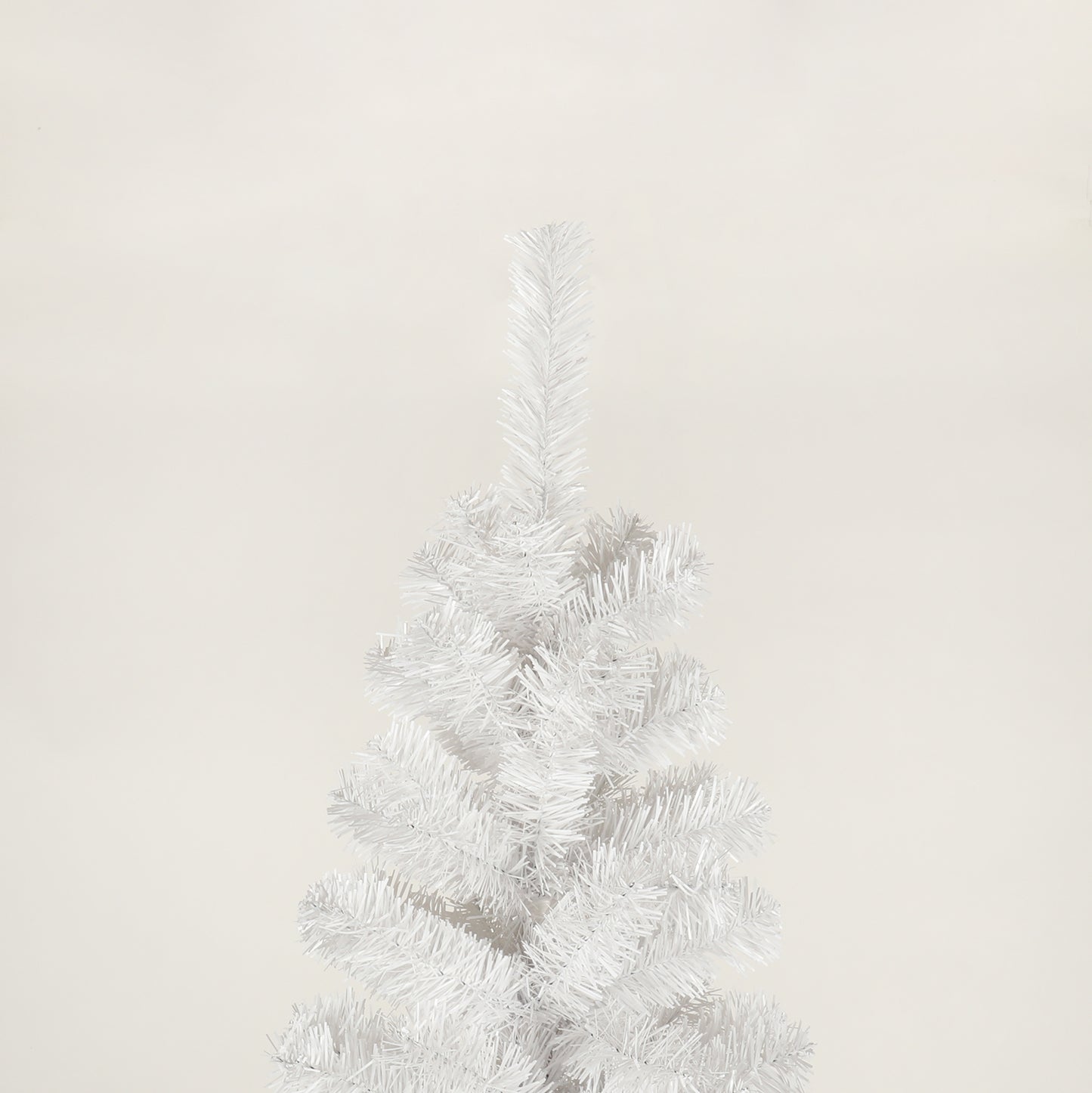 Chic White Slim Christmas Tree with Easy Stand