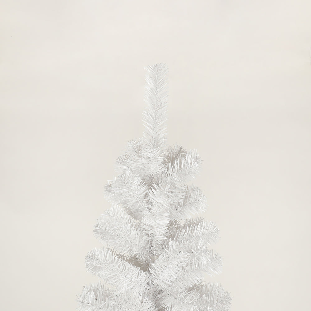 Chic White Slim Christmas Tree with Easy Stand