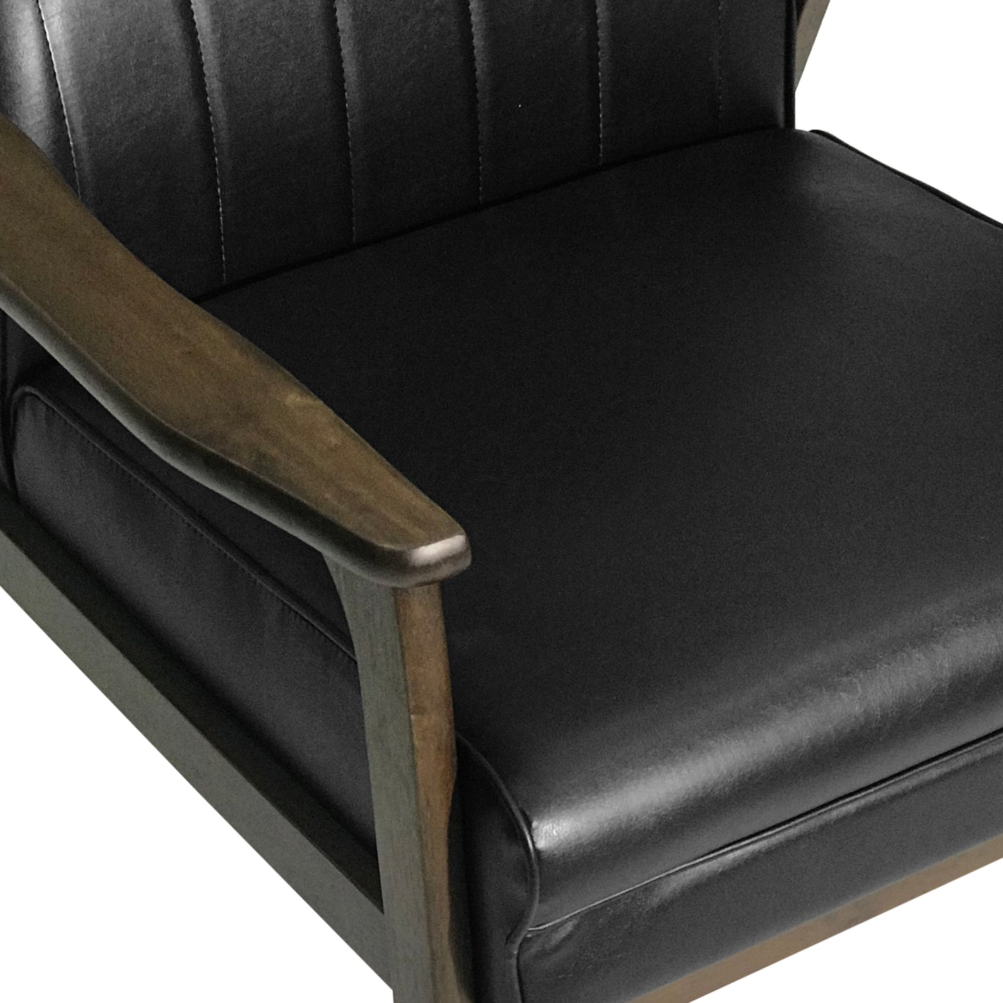 Sleek Black Accent Chair