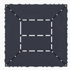 QuickSet Patio Deck Tiles - Dark Gray Interlocking Tiles for Easy Outdoor Makeover