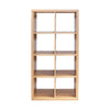 Stylish Walnut Cube Organizer