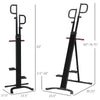 Vertical Climber Fitness Machine - Compact Full Body Workout Tool