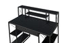 Sleek Black Amiel Desk