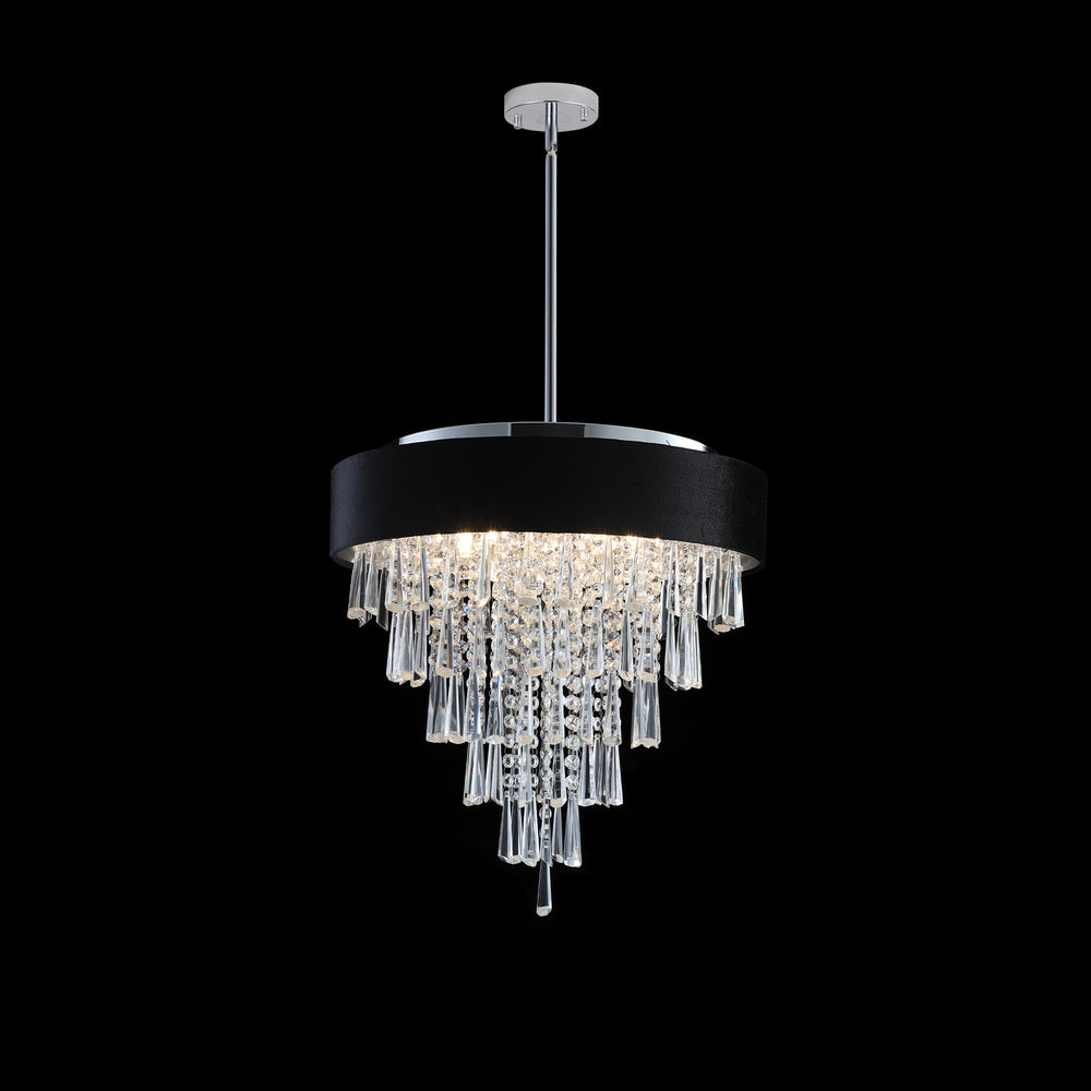 Elegant Crystal Round Chandelier for Luxurious Living Spaces