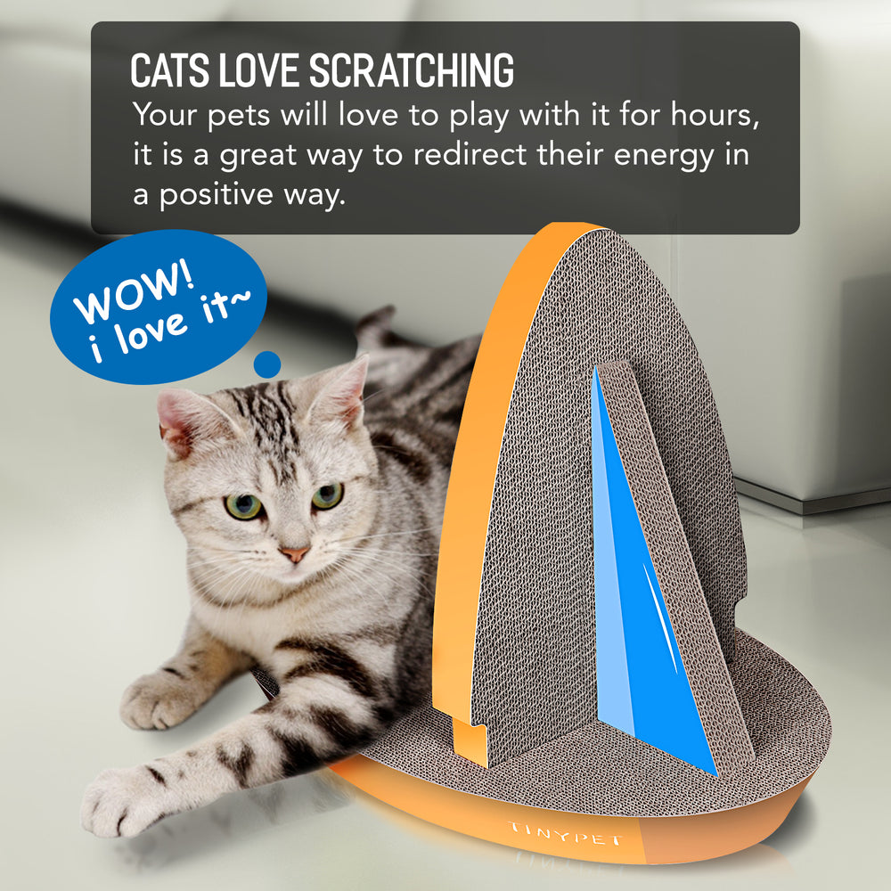 Sailboat Scratcher for Cats