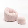 Cozy Comfort Bean Bag Sofa with Footrest