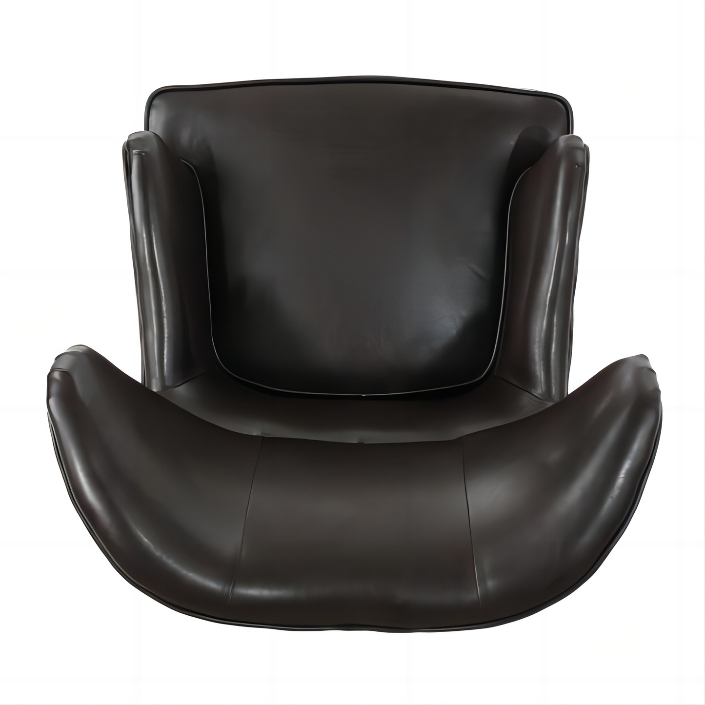 Chic Dark Brown High Back Chair - Luxurious Comfort