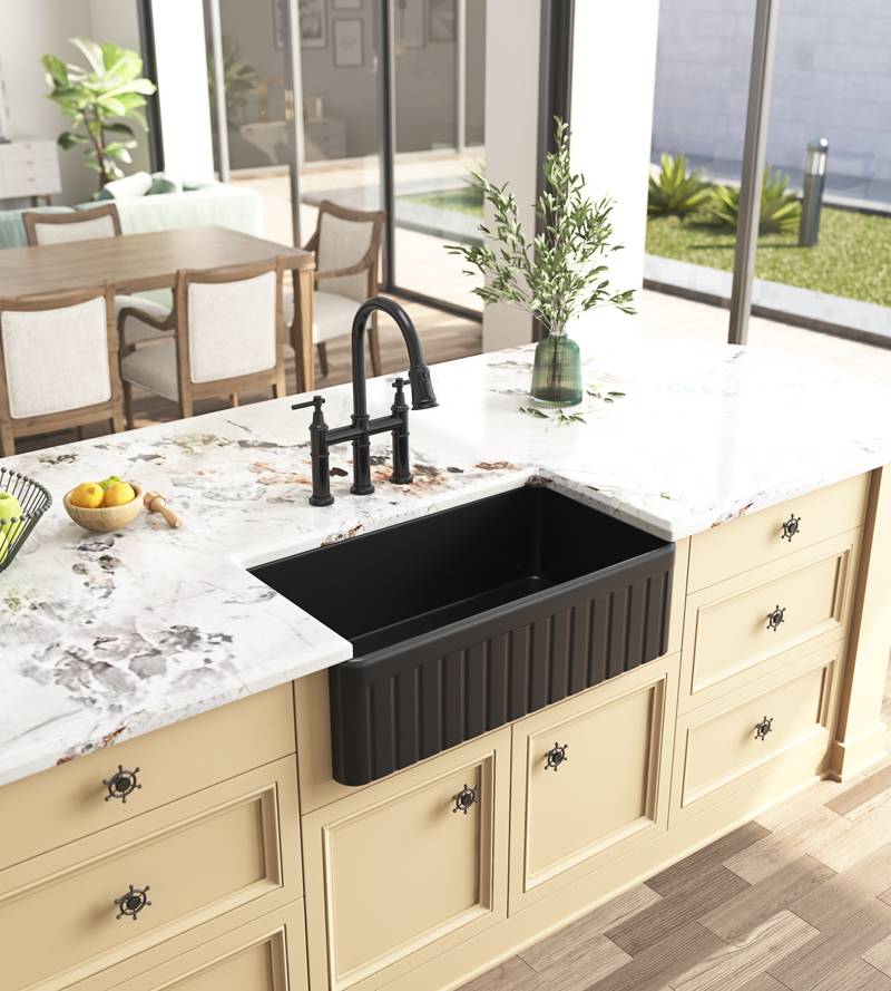 Charming Deep Farmhouse Sink