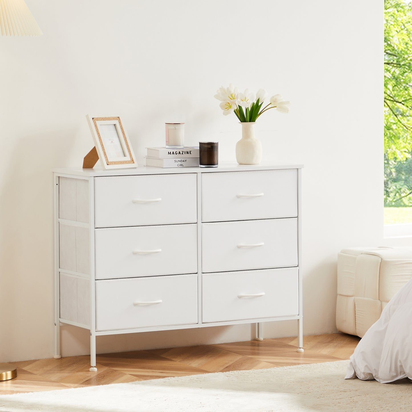 Cozy Chic 6-Drawer Storage Dresser