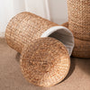 Chic Woven Laundry Basket with Lid