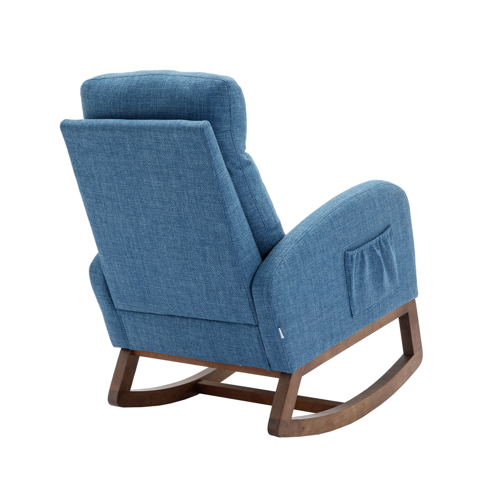 Cozy Glider Rocking Chair - Modern Comfort for Every Room